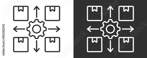 Product Development Icon Set Vector Collection Isolated In Black And White