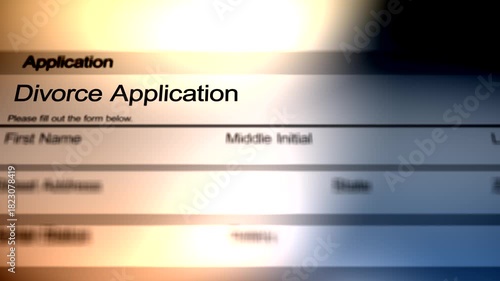 Marital Divorce or Separation Document