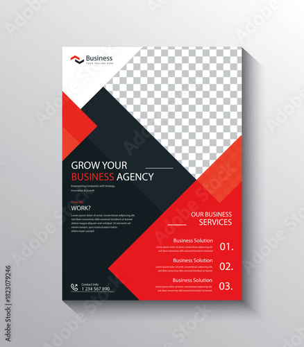 Grow Your Business to the Next Level Flyer – Professional Marketing & Corporate Promotion Template