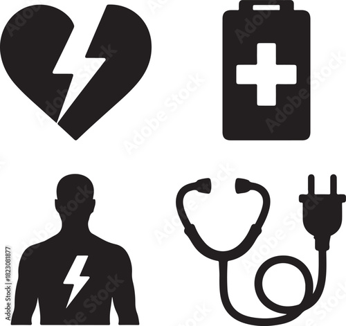 Kitchenware and Utensils Silhouette Icons