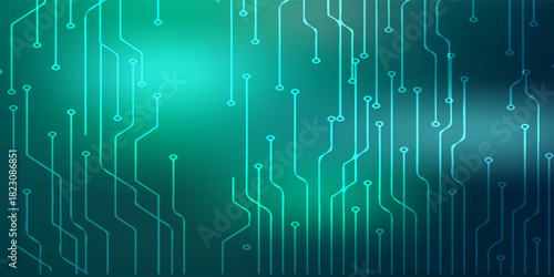 Digital technology speed connect blue green background, cyber nano information, abstract communication, innovation future tech data, internet network connection,vector eps10