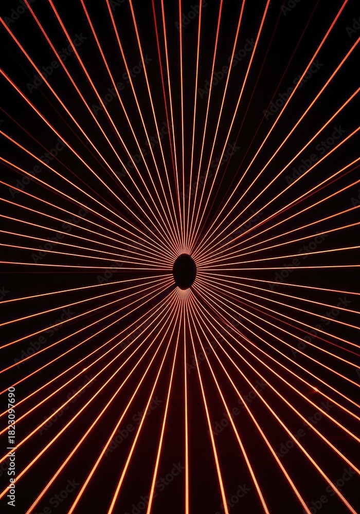 Obraz premium Abstract sequence of gentle, repetitive lines fading into a minimalist void, symbolizing endless creative potential and rhythmic pause ,rhythm ,emptiness ,beat