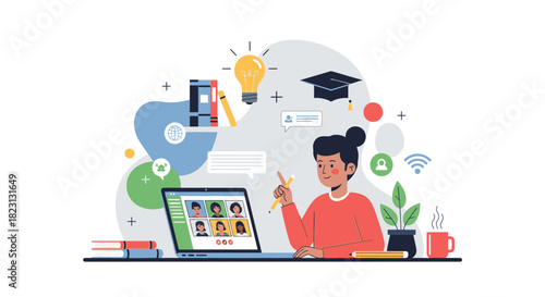 Online Learning Experience Connecting Students and Teachers Through Virtual Classrooms for Enhanced Education