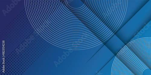 Bright blue dynamic abstract vector background with diagonal lines. 3d cover of business presentation banner for sale event night party. Fast moving soft circle wave line stripe decoration