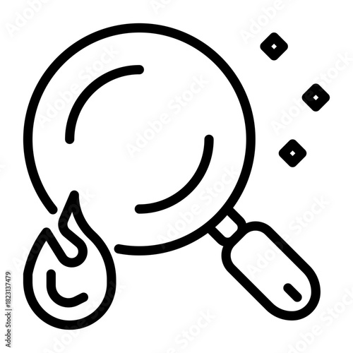 Pan icon, line icon style