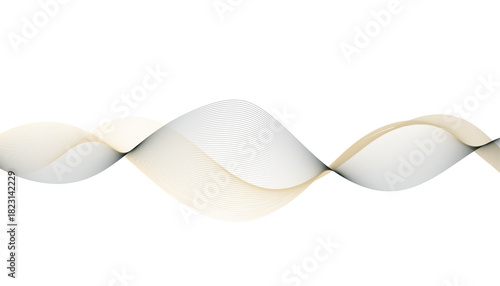 Minimal Abstract Wave Line Background