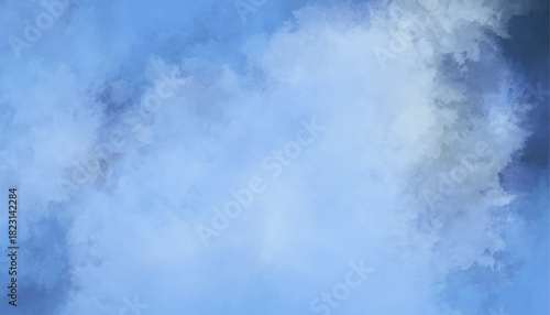 Soft Blue Watercolor Texture Background