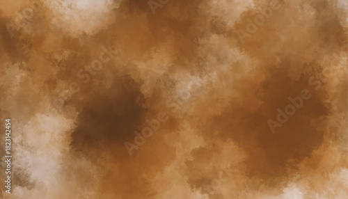Warm Brown Cloudy Abstract Texture Background
