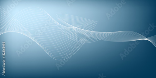 Abstract wave element for design. Stylized line art background. Digital frequency track equalizer. Abstract colorful lines vector background. Stylish color background illustration