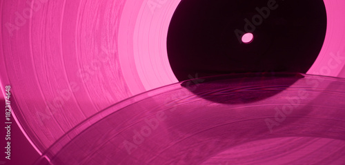 abstract colorful background made of vinyl records