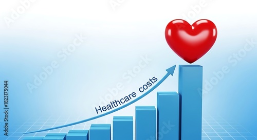 Rising Healthcare Costs - A Visual Representation of Financial Strain.