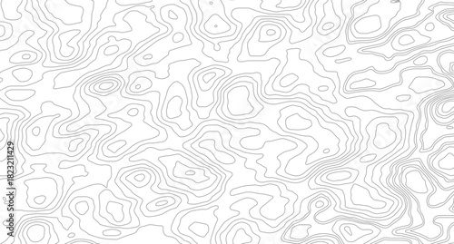 Abstract topographic contours map background. Topography lines and circles background. Topographic map Patterns.