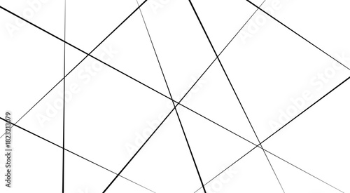 Abstract white background with random black lines, abstract golden stroke lines vector background texture. modern technology art design.
