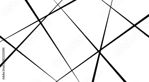 Abstract white background with random black lines, abstract golden stroke lines vector background texture. modern technology art design.
