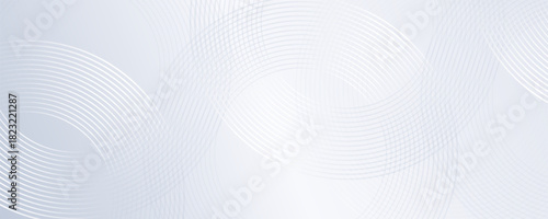 Simple lines grey background with dynamic circle lines abstract simple design nice