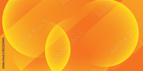 Abstract orange background with circles. Vector illustration,eps.10