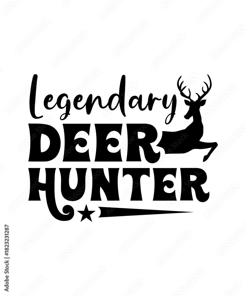 Fotografie legendary deer hunter svg