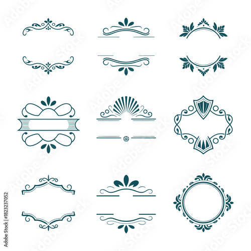 Modern Badge Logo Design Vector Template