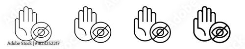 Invisible Hand  Icon Set Different Style Collection
