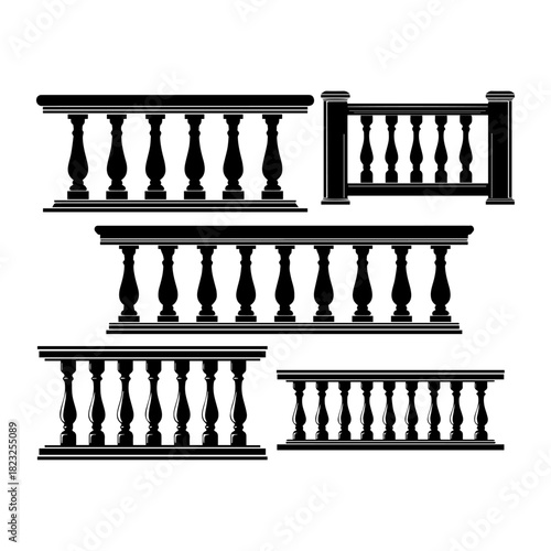 MODERN FENCE BOARD SILHOUETTE PACK SET