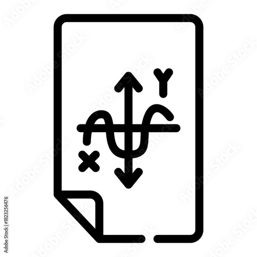 math Line Icon