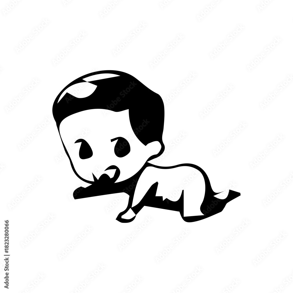 Fototapeta premium baby, illustration, child, pregnant, vector, mother, pregnancy, motherhood, care, woman, belly, image, female, health