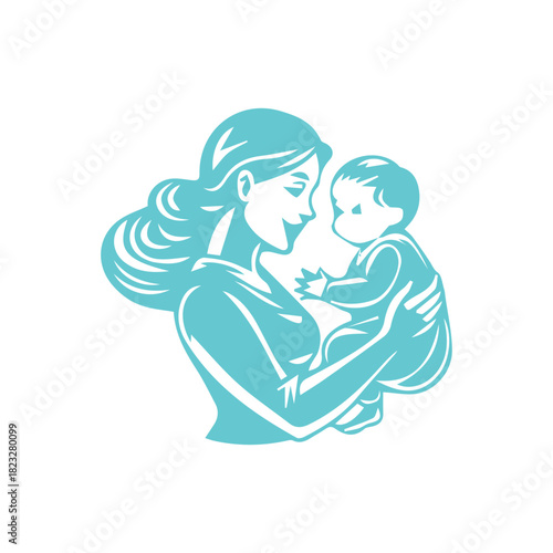 baby, illustration, child, pregnant, vector, mother, pregnancy, motherhood, care, woman, belly, image, female, health