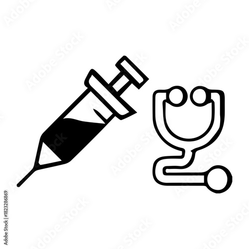 doctor, medical, illustration, health, equipment, hospital, care, icon, clinic, medicine, symbol, technology, diagnostic, design