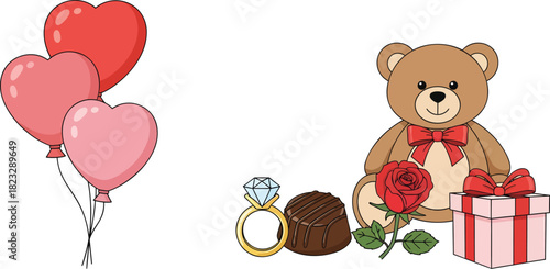 Romantic Gifts and Celebration Items