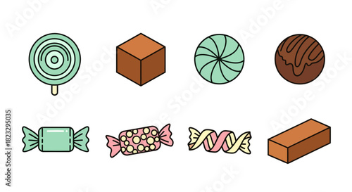 A collection of eco-friendly food and drink packaging designs with tree motifs.