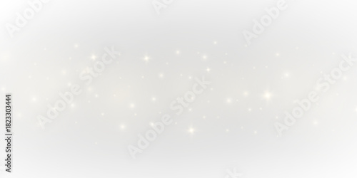 Canvas Print Soft white magic dust cloud with floating glitter particles, delicate twinkle lights and smooth glowing shine, perfect for Christmas and fantasy designs PNG