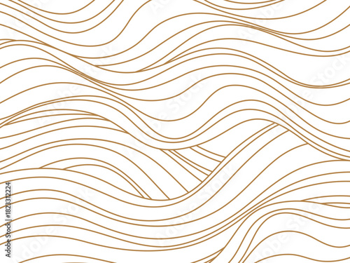 和風の美しい波の曲線