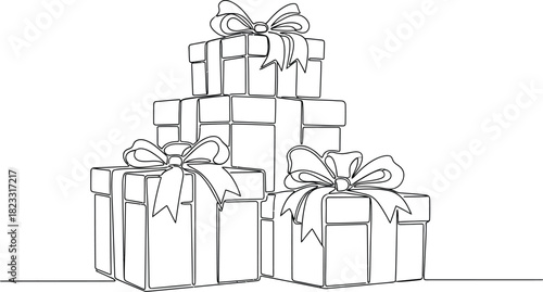 Gift boxes presents celebration birthday christmas holiday surprise party event