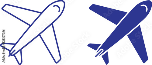 airplane, airliner, passenger jet, commercial aircraft, aerospace engineering, transportation, flight, vector illustration, minimalist design, red outline	
