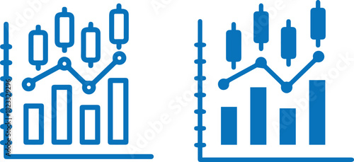 stock market graph bar chart, line graph, infographic, data visualization, statistics, analytics, digital, vector, minimalist,