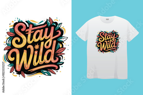 Stay mad wild soul raccoon art print for t shirt design vector illustration graphic design