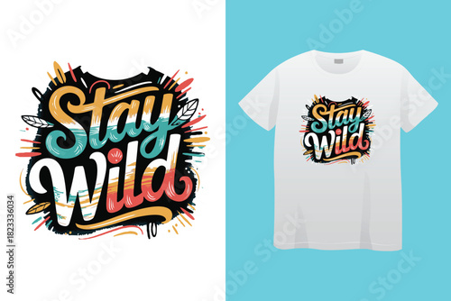 Stay mad wild soul raccoon art print for t shirt design vector illustration graphic design