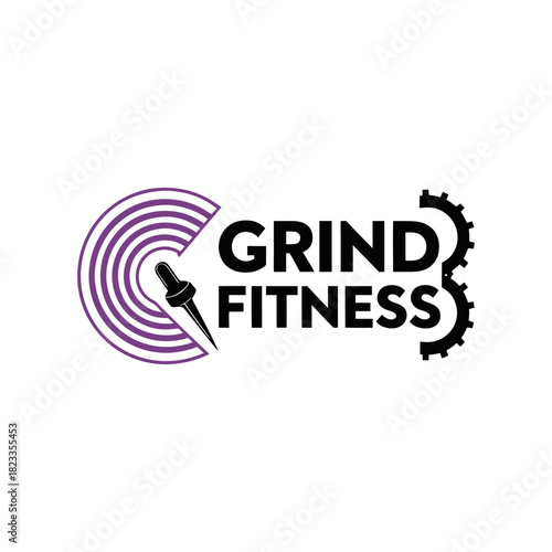 Grind fitness brand logo representing dedication, strength, and progress