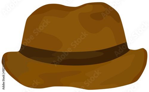 シンプルな帽子のイラスト ベクター素材