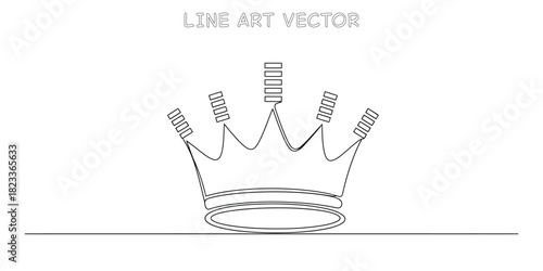 Royal crown with battery icons on the points representing power