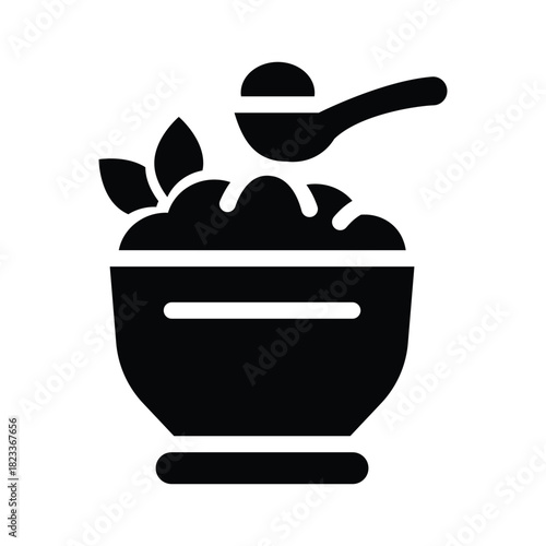  porridge glyph icon illustration vector graphic.eps