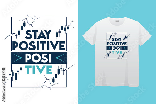 T- Shirt with " Stay Strong Never Give Up" Text and Graphic Design t-shirt apparel