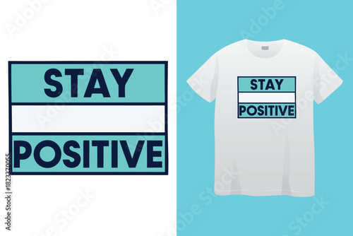 T- Shirt with " Stay Strong Never Give Up" Text and Graphic Design t-shirt apparel