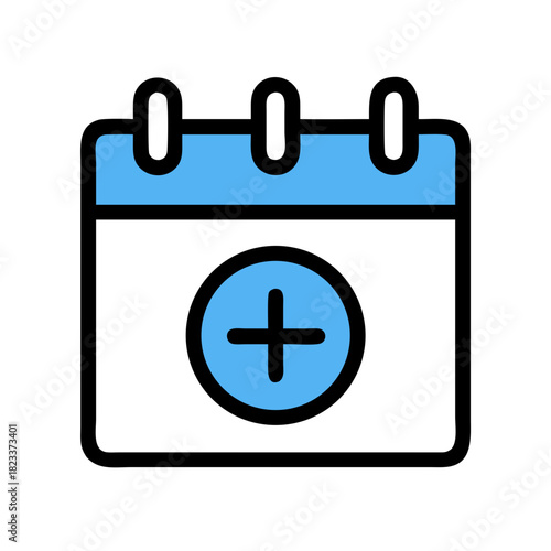 Add new task simple icon illustration vector design