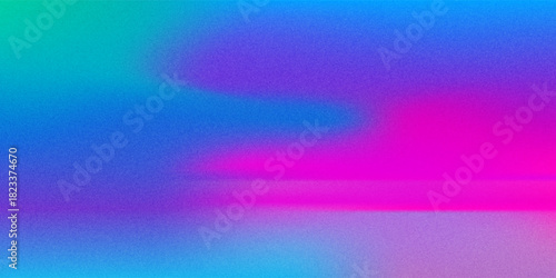 A vibrant and smooth gradient of fuchsia, teal, and turquoise shades creates a tranquil and seamless backdrop.