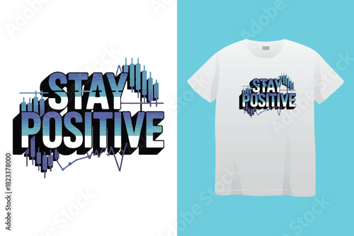 Never Give Up Typography Print Design with Casual active Authentic Wear Slogan and Stay Positive Message Grunge Style Graphic T Shirt Vector Artwork with Number 1997