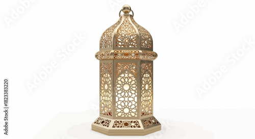 Antique brass pepper mill and salt and pepper shakers isolated on white