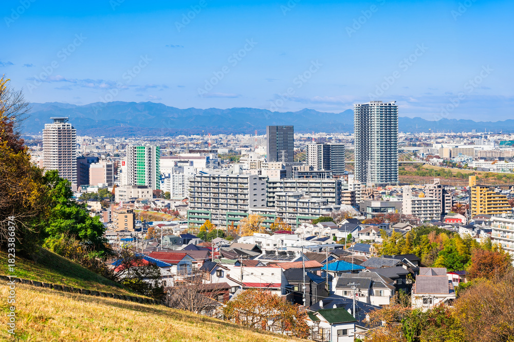 Naklejka premium 東京 郊外の住宅地