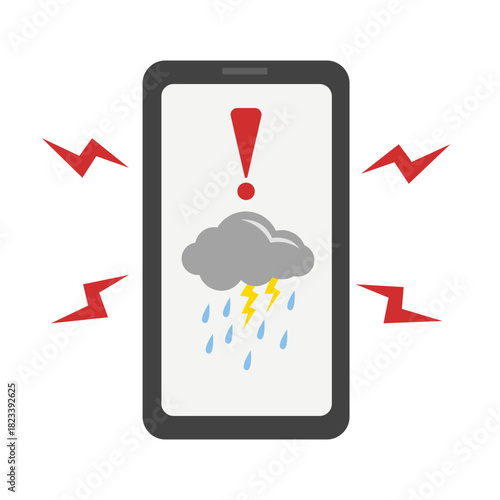 flood in rainy season and storm concept