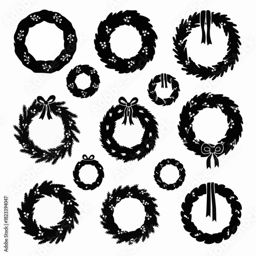 Handcrafted Christmas Wreaths Bundle